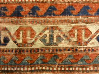 Antique Caucasian Fachralo Kazak Prayer Rug

5'8" x 7'3"                         