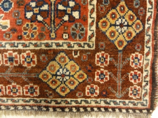 Antique Persian Qashgai Woven Circa 1890 Genuine Woven Carpet

3'10" x 5'4"                      