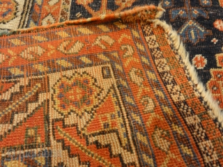 Antique Persian Qashqai 19th Century rug are beautiful and intricate, Tribal pile rugs. They get their name from Persian nomadic tribes that have lived in what is now southwest Iran for centuries.

4’5″  ...