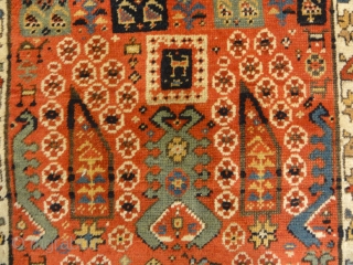 Proto Shahsavan Soj-Bolagh rug ca. 1800 in perfect condition
3'2" x 5'1"                      