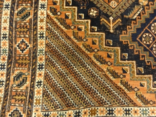 Beautiful Antique Persian Afshar Rug Circa 1880
5′ x 6′                        