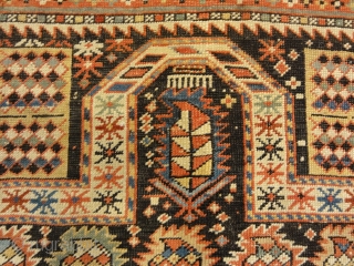 Rarest Antique Maraseli Shirvan Caucasian Prayer Rug
3’3″ x 5’2″                        