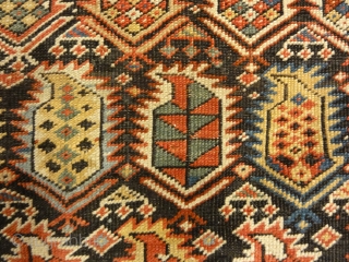 Rarest Antique Maraseli Shirvan Caucasian Prayer Rug
3’3″ x 5’2″                        