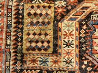 Rarest Antique Maraseli Shirvan Caucasian Prayer Rug
3’3″ x 5’2″                        