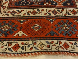 Antique Caucasian Botteh Rug
3’10” x 8’10”                           