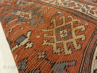 Antique Caucasian Botteh Rug
3’10” x 8’10”                           