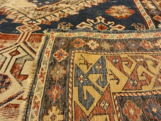 Very Old Antique Shirvan First Half of 19th Century
4’2″ x 7’10”                      
