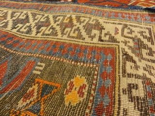 Antique Shirvan Rug Circa 1880
4’2″ x 6′                          