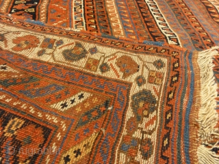 Antique Afshar Rug Circa 1870s
5′ x 8’8″                          