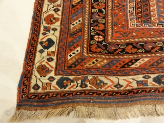 Antique Afshar Rug Circa 1870s
5′ x 8’8″                          