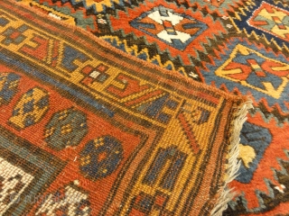 Rare Antique Kurdish Sojbolagh Rug
5′ x 8’3″                          