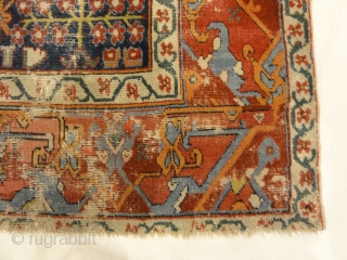 Antique Kurdish Shrub Rug Circa 17th Century 
6' x 8'1"                       