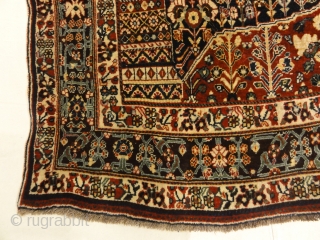 Very Rare Antique Qashqai 1001 Flowers Rug
5'4" x 8'                        