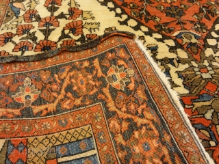 Sarouk Farahan Rug Circa 1880
4'3" x 6'7"                          