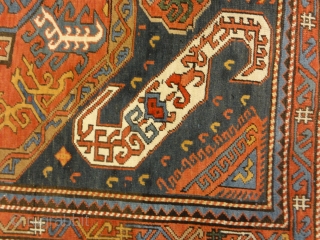 Antique Kazak Kasim Oushak ca 1875

4'4 x 6'7                         