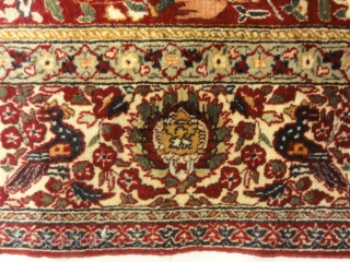 Antique Mughal Indian Emperial Rug
4 x 5'11"                          