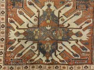 Antique Eagle Kazak Chelaberd Rug
5’4″ x 7’5″                          