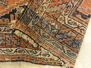 Antique Persian Afshar Rug Circa 1880
3’8″ x 4’2″                         