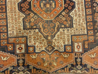 Antique Persian Afshar Rug Circa 1880
3’8″ x 4’2″                         