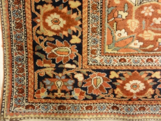 Rare Antique Fine Farahan Circa 1870
7’2″ x 10’6″                         