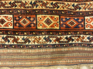 Antique Lori Persian Tribal Rug Circa 1880
5'3" x 11'                        