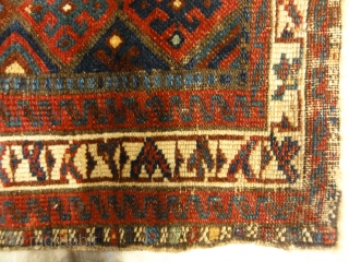 Antique Persian Jaf Kurd Rug Circa 1880 
1'7" x 2'                       