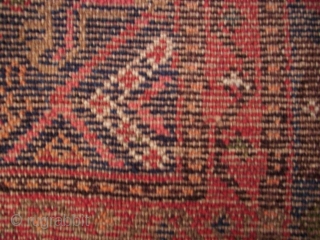 Kolyai, West Persia, ca. 1900, natural colors with camel wool, wool on wool, 121 x 198 cm                