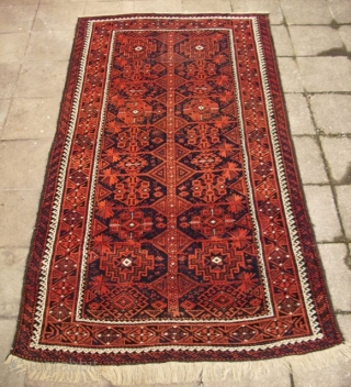 Belutsch, um 1900, full pile, great condition, 113 x 215 cm                      