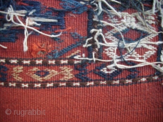 Turkoman flatweave, good condition, 20th century                           