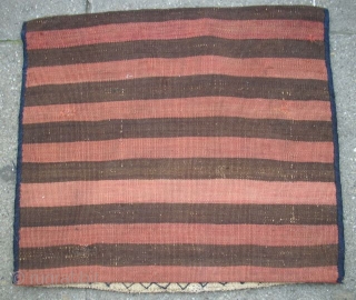 Baluch bag complete, striped kilim back, 43 x 38 cm                       