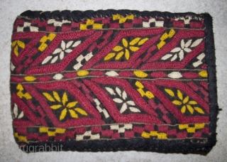 Small bag, both sides original, part of a coat, Chirpy Tekke, 8 x 12 cm
Perfect for the mobile-phone, perfect size for that           