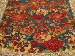 19th C. Seichour, completely original condition. Great weave and feel to the rug. Its dated 1300 or 1883. It could use some minor work. The size is 3'3'' x 5'5'' or 100  ...