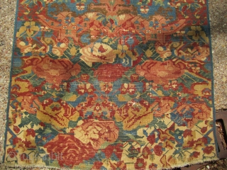 19th C. Seichour, completely original condition. Great weave and feel to the rug. Its dated 1300 or 1883. It could use some minor work. The size is 3'3'' x 5'5'' or 100  ...