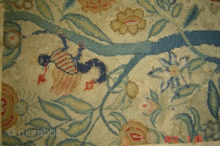 Antique Needlework/pictural
size:58cmx47cm
Wool/erly 17century
Pazyryk antique Amsterdam                            