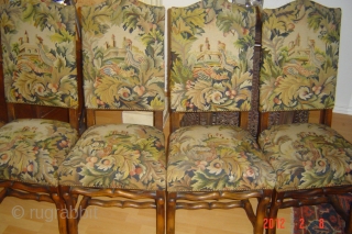 4x antique Embroidered chair,s
In Exillent condition
pazyryk Amsterdam                          