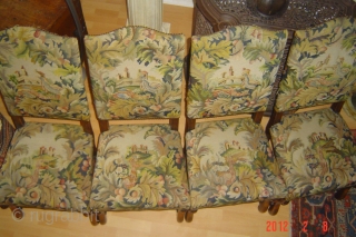 4x antique Embroidered chair,s
In Exillent condition
pazyryk Amsterdam                          