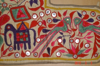 20e century indian embroidery textile
83cmx70cm
Pazyryk antique Amsterdam                          
