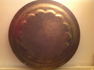 Antique brass tray
61cm                              