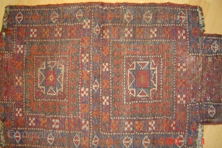 19th century nomaden/salt bag/namakdan
Very good condition
natural colors
52cmx42cm
pazyryk antique                         