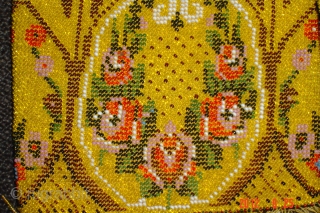 19e century double sided very fine beadwork
money? purse/bag 25cm x 14cm
pazyryk antique                     