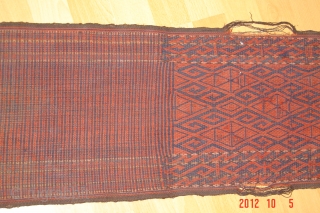 central Asian tent-band 1930-40
10,45cm x 28cm
pazyryk antique                          