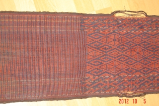 central Asian tent-band 1930-40
10,45cm x 28cm
pazyryk antique                          