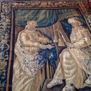 18e century flamish tapestry/ Brussels 
267cmx192cm                           