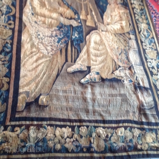 18e century flamish tapestry/ Brussels 
267cmx192cm                           
