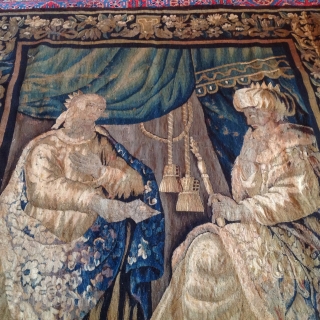 18e century flamish tapestry/ Brussels 
267cmx192cm                           
