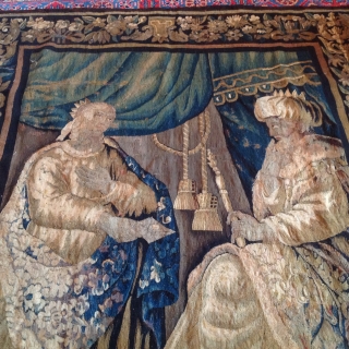 18e century flamish tapestry/ Brussels 
267cmx192cm                           