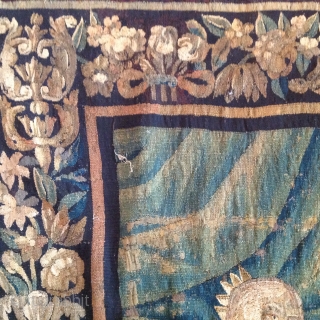 18e century flamish tapestry/ Brussels 
267cmx192cm                           