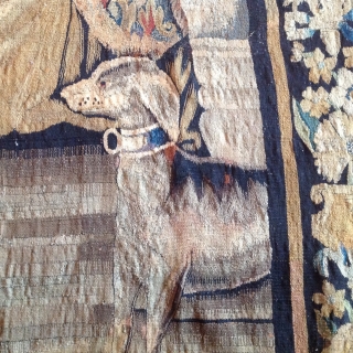 18e century flamish tapestry/ Brussels 
267cmx192cm                           