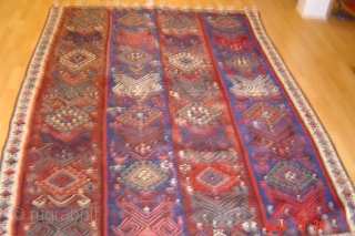 Magnificent  persian antique
flat weave kelim Bidjar kelim
260cm x 172cm
pazyryk antique                      