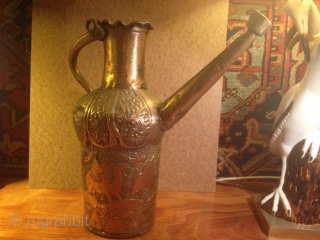 Persian? Ewer/aftabe
32cm H                              